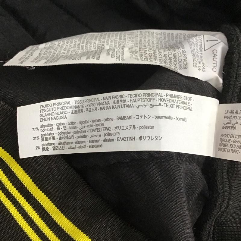 ザラ ZARA ボトムス ボトムス ジャージ スポーツウェア サイドラインパンツ トラックパンツ S ロゴ、文字 黒 / ブラック / メンズ USED 古着 中古 10109763