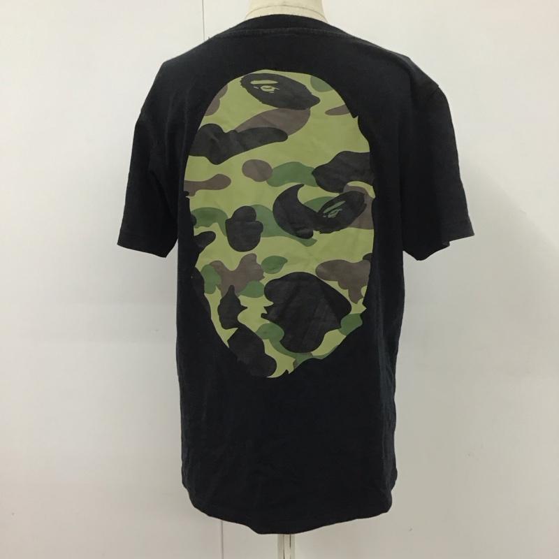 アベイシングエイプ A BATHING APE Tシャツ 半袖 クルーネック S プリント 黒 / ブラック / レディース USED 古着 中古 10113807