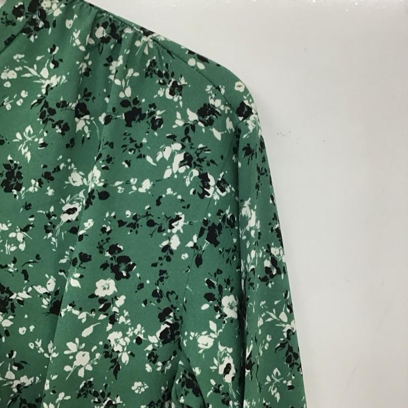 レプシィム LEPSIM ワンピース ロングスカート 長袖シャツロングワンピース ノーカラーシャツ 前あきワンピース M プリント マルチカラー / マルチカラー / レディース USED 古着 中古 10134351
