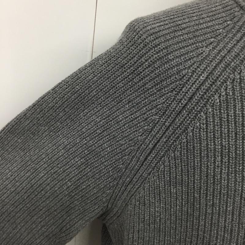 ザラ ZARA ニット、セーター 長袖 1775 401 803 クルーネック ラグランスリーブ XL 無地 灰 / グレー / メンズ USED 古着 中古 10107033