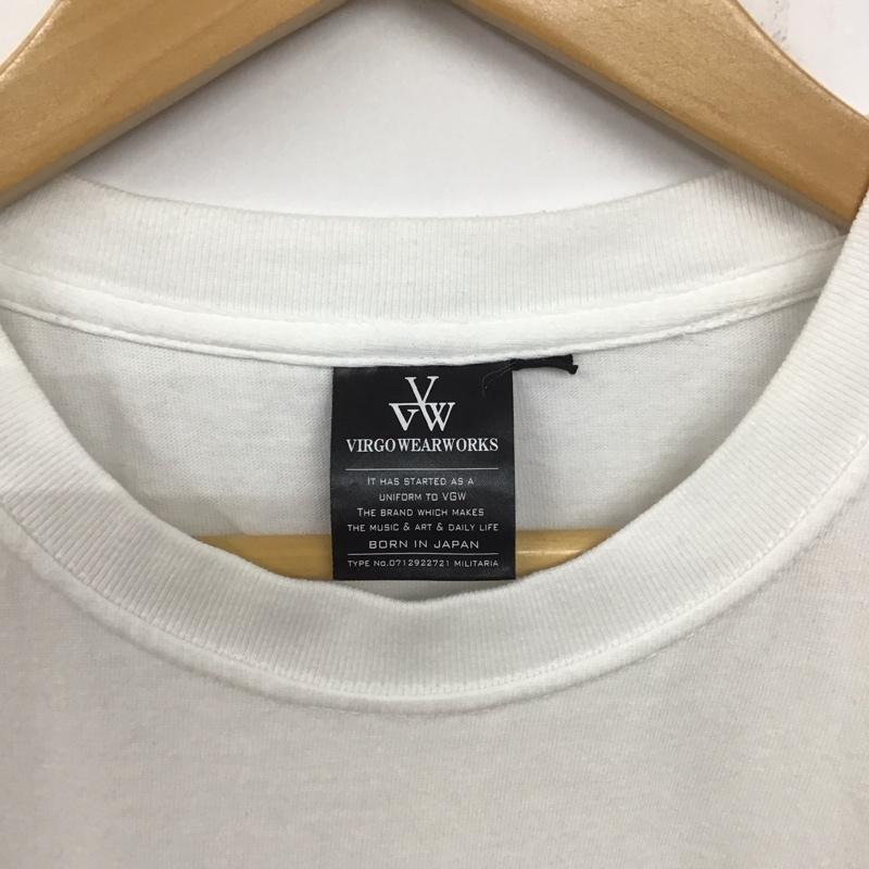ウ゛ァルゴ VIRGO Tシャツ 半袖 5 プリント 白 / ホワイト / メンズ USED 古着 中古 10137528