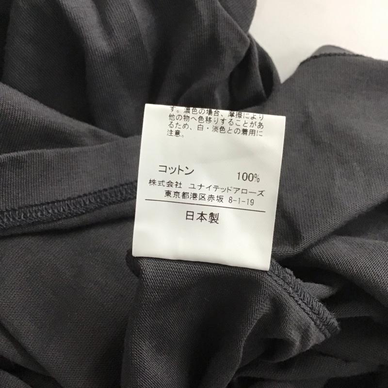 ブラクトメント BRACTMENT Tシャツ 半袖 半袖カットソー プリントTシャツ クルーネックカットソー 38 無地 灰 / グレー / メンズ USED 古着 中古 10127343