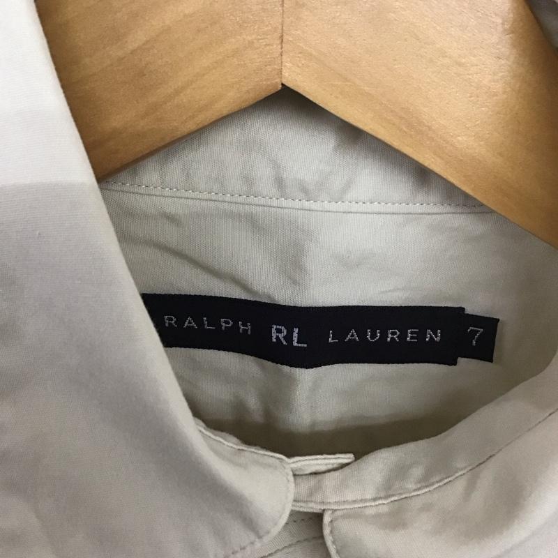 ラルフローレン RALPHLAUREN シャツ、ブラウス 長袖 7 無地 ベージュ / ベージュ / レディース USED 古着 中古 10133869