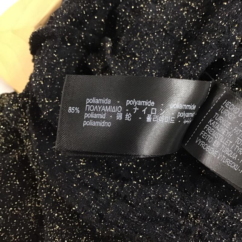 ザラ ZARA カットソー 半袖 M 無地 黒 / ブラック / レディース USED 古着 中古 10143994