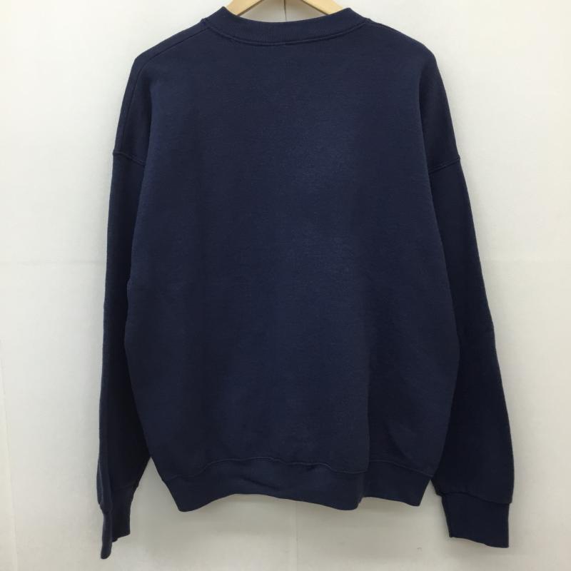 フルーツオブザルーム FRUIT OF THE LOOM トレーナー 長袖 L キャラクター 紺 / ネイビー / メンズ USED 古着 中古 10135950