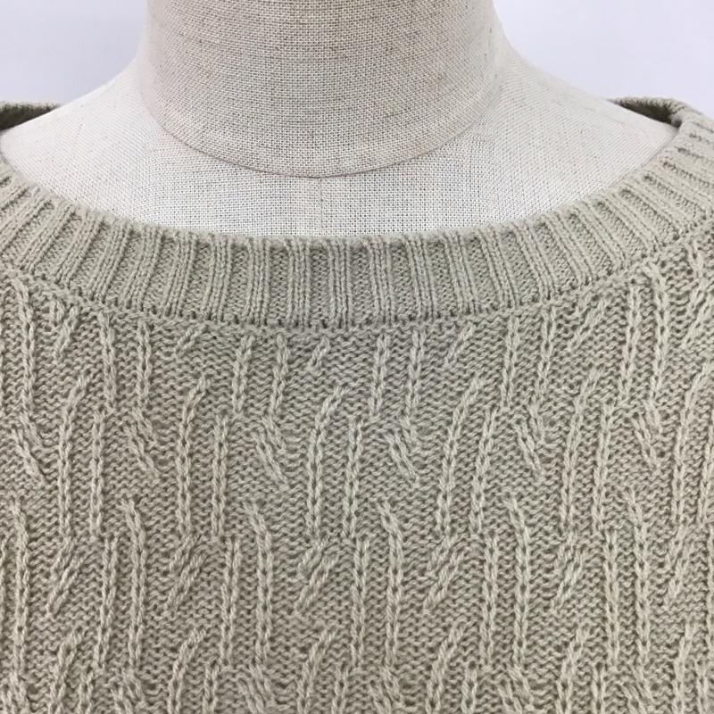 ローリーズファーム LOWRYS FARM ニット、セーター 長袖 FREE 無地 ベージュ / ベージュ / レディース USED 古着 中古 10125054