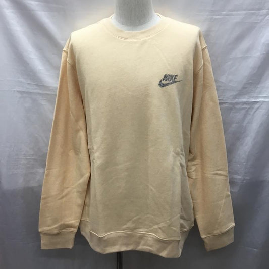 ナイキ NIKE トレーナー 長袖 dm5631-268 ナイキNSWリバイバルフリースL/SクルーC 長袖スウェット トレーナー XXL ロゴ、文字 桃 / ピンク /  メンズ USED 古着 中古 10121567