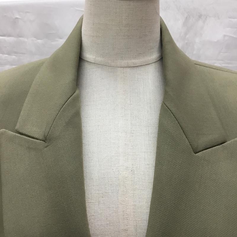 ザラ ZARA ジャケット、上着 ジャケット、ブレザー ジャケット カジュアルジャケット カラージャケット S 無地 カーキ / カーキ / レディース USED 古着 中古 10115800
