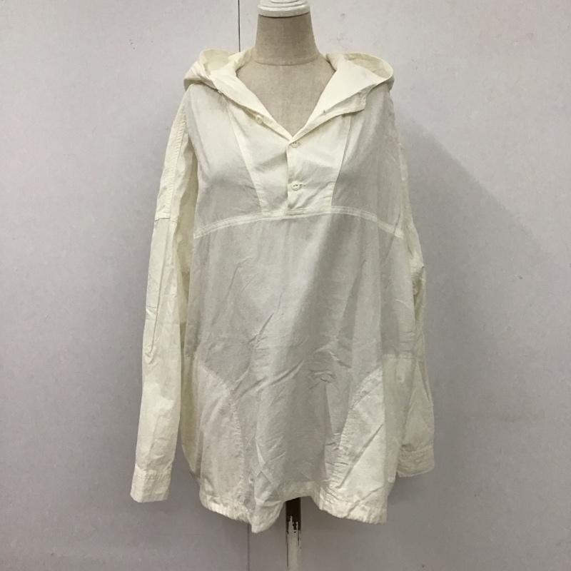 ニコアンド niko and... パーカー 長袖 S213CA15FL フーディー ワイド L 無地 白 / ホワイト / レディース USED 古着 中古 10115896