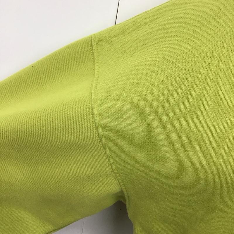 アズールバイマウジー AZUL BY MOUSSY トレーナー 長袖 250fat80-115i ショートカラースウェットトップス 長袖トレーナー S 無地 緑 / グリーン / レディース USED 古着 中古 10114508