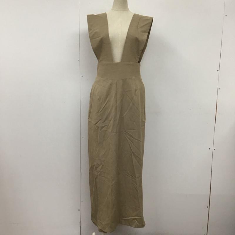 古着 USED ジャンパースカート ジャンパースカート ロングスカート LAULEN 無地 ベージュ / ベージュ / レディース USED 古着 中古 10108241
