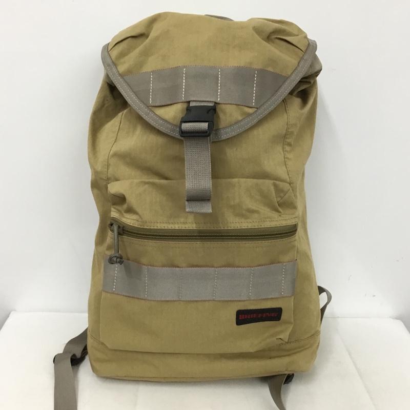 ブリーフィング BRIEFING リュックサック、デイパック リュックサック、デイバッグ ロゴ、文字 ベージュ / ベージュ / メンズ USED 古着 中古 10136975