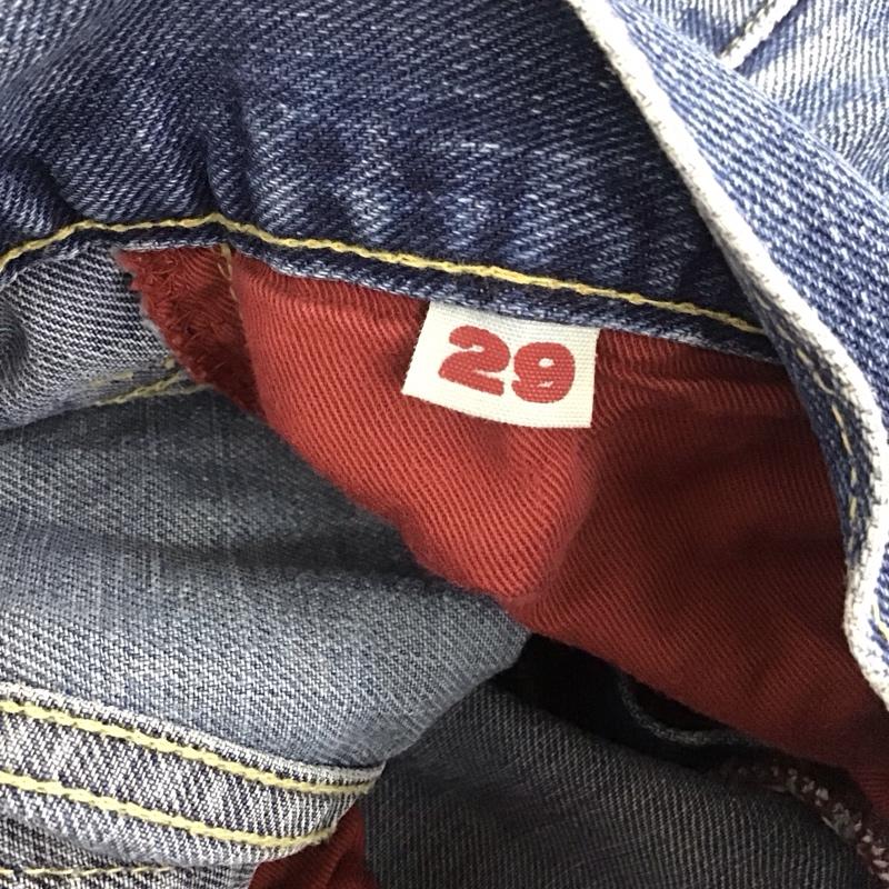 ハリウッドランチマーケット HRMARKET パンツ デニム、ジーンズ デニムパンツ スリムパンツ ストレッチパンツ ジーンズ 29インチ 無地 インディゴ / インディゴ / メンズ USED 古着 中古 10109941
