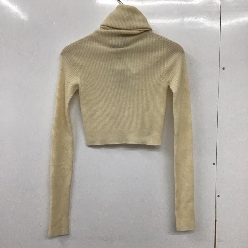 ラネウス LANEUS ニット、セーター 長袖 40 無地 ベージュ / ベージュ / レディース USED 古着 中古 10134214