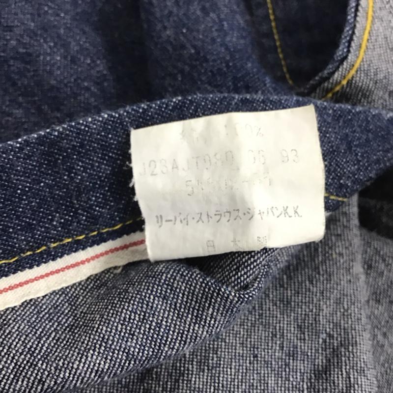 リーバイス Levi s シャツ、ブラウス 長袖 長袖シャツ 無地シャツ カラーシャツ デニムシャツ L ロゴ、文字 インディゴ / インディゴ / メンズ USED 古着 中古 10140853