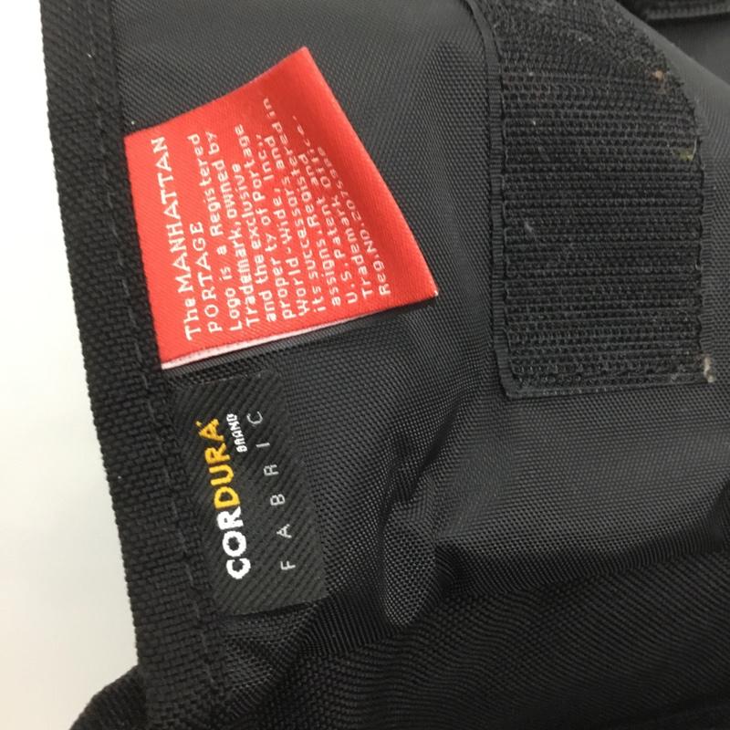 マンハッタンポーテージ Manhattan Portage リュックサック、デイパック リュックサック、デイバッグ Washington SQ Backpack ワンポイント 黒 / ブラック / メンズ USED 古着 中古 10123654
