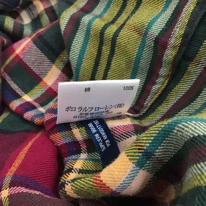 ラルフローレン RALPHLAUREN シャツ、ブラウス 長袖 4 チェック マルチカラー / マルチカラー / レディース USED 古着 中古 10133880