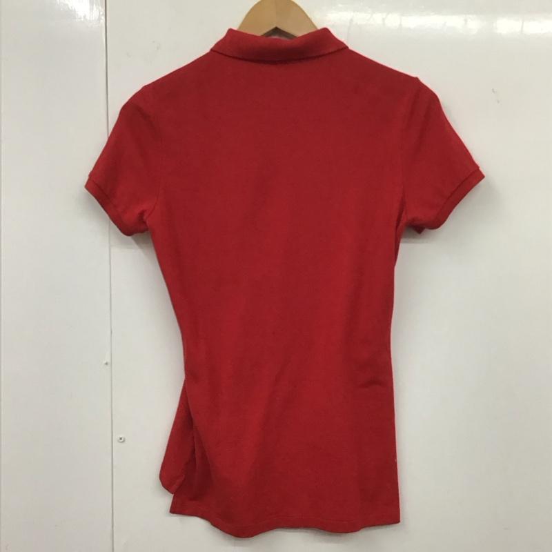 ラルフローレン RALPHLAUREN ポロシャツ 半袖 L 無地 赤 / レッド / レディース USED 古着 中古 10131749