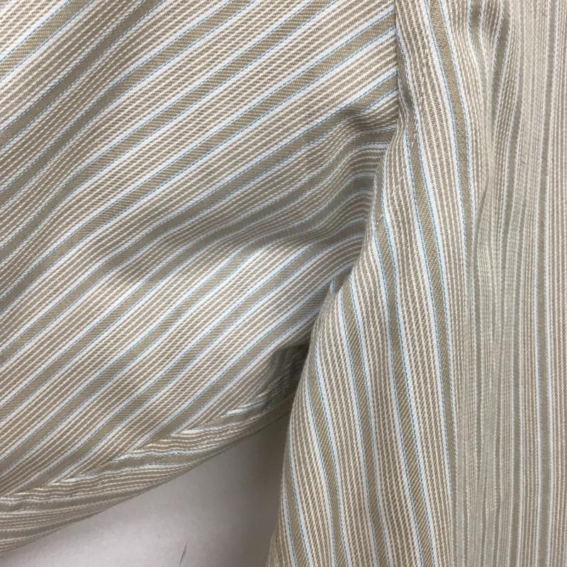 グリーンレーベルリラクシング green label relaxing シャツ、ブラウス 長袖 3211-166-2945 長袖シャツ ノーカラーシャツ ストライプシャツ XL ストライプ マルチカラー / マルチカラー / メンズ USED 古着 中古 10139006