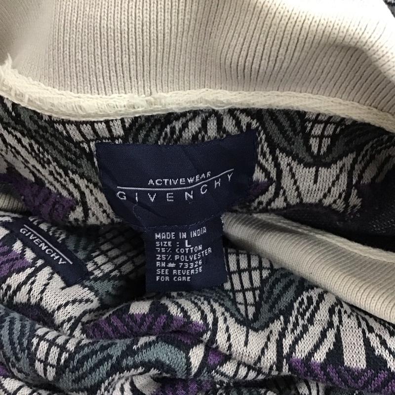 ジバンシィ GIVENCHY ポロシャツ 長袖 長袖ポロシャツ カラーシャツ ロングスリーブカットソー L プリント マルチカラー / マルチカラー / メンズ USED 古着 中古 10116653