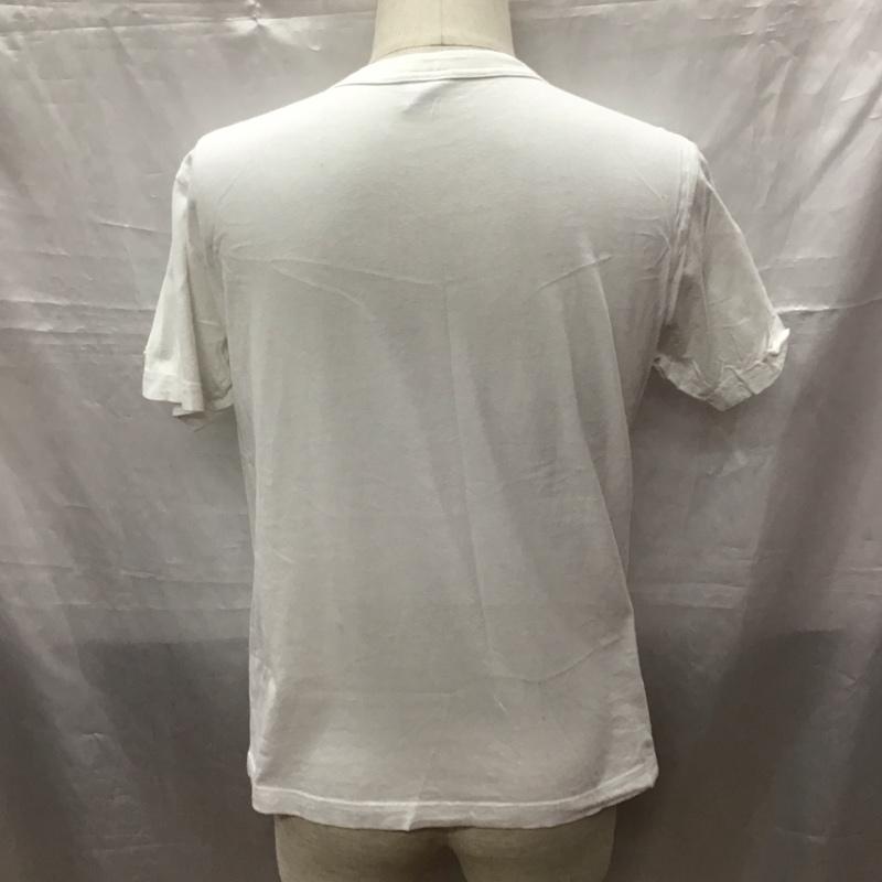 チャンピオン Champion Tシャツ 半袖 C3-H359 ベーシックチャンピオントップス 半袖カットソー クルーネックカットソー S ロゴ、文字 白 / ホワイト / メンズ USED 古着 中古 10116905