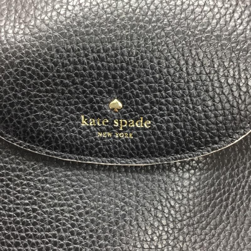 ケイトスペード Kate Spade ハンドバッグ ハンドバッグ 2WAY ショルダー レザー ロゴ、文字 黒 / ブラック / レディース USED 古着 中古 10120740