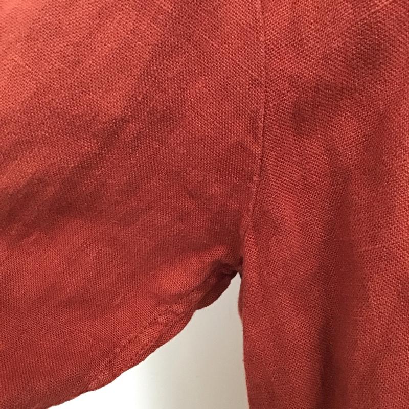 ザラ ZARA ジャケット、上着 ジャケット、ブレザー ノーカラー S 無地 赤 / レッド / レディース USED 古着 中古 10113495