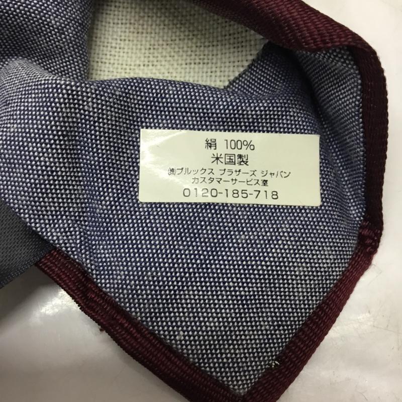 ブルックスブラザーズ BROOKS BROTHERS ネクタイ ネクタイ シルク 総柄 ボルドー / ボルドー / メンズ USED 古着 中古 10113599
