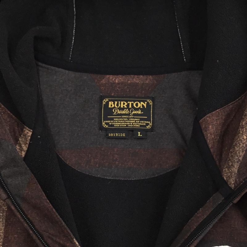 バートン BURTON パーカー 長袖 パーカー 10105VN814024 L 総柄 茶 / ブラウン / メンズ USED 古着 中古 10136370