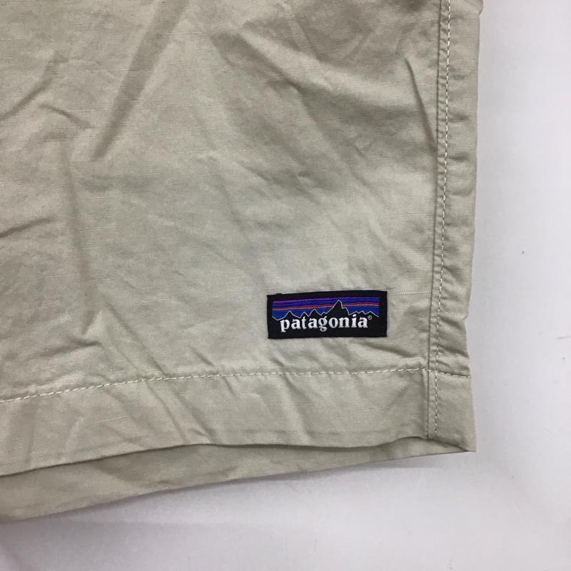 パタゴニア patagonia パンツ ショートパンツ 57805SP22 ライトウェイト オールウェア ヘンプ ショーツ 8インチ 31 ロゴ、文字 アイボリー / アイボリー / メンズ USED 古着 中古 10117737