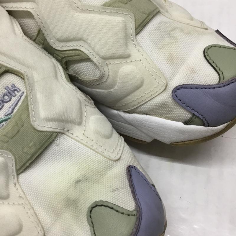 リーボック Reebok スニーカー スニーカー 720 FY2920 INSTAPUMP FURY OG 24.5cm 24.5cm ロゴ、文字 アイボリー / アイボリー / レディース USED 古着 中古 10116884