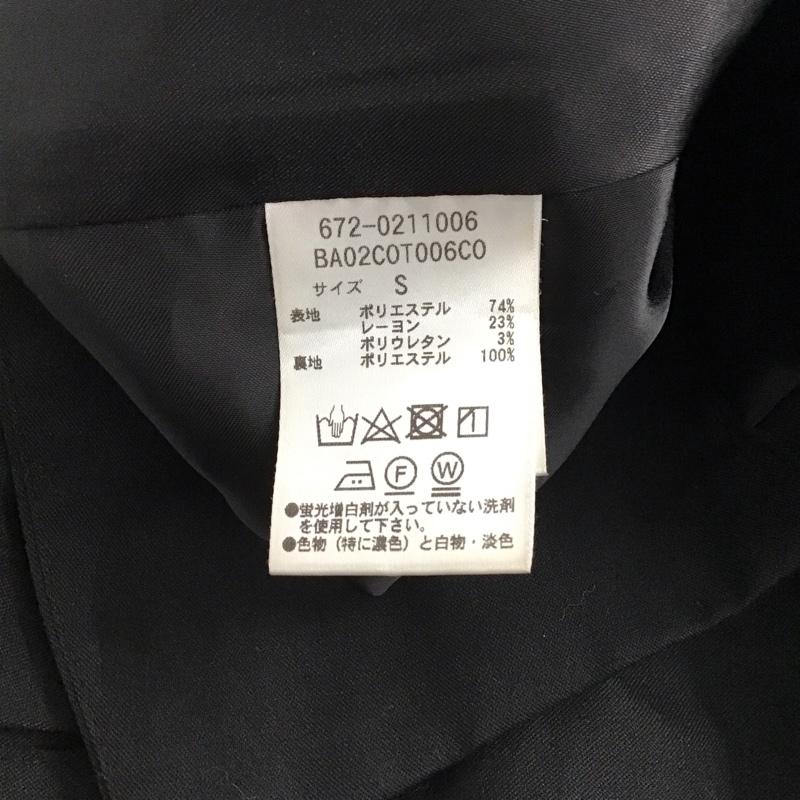ナノユニバース nano・universe ジャケット、上着 ジャケット、ブレザー カジュアルジャケット アウター カラージャケット S 無地 黒 / ブラック / メンズ USED 古着 中古 10147253