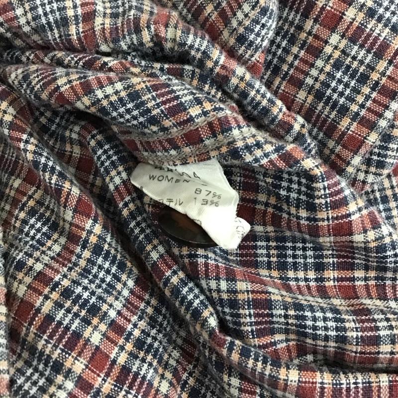 エルエルビーン L.L.Bean パーカー 長袖 WR004 プルオーバー S チェック マルチカラー / マルチカラー / レディース USED 古着 中古 10118816