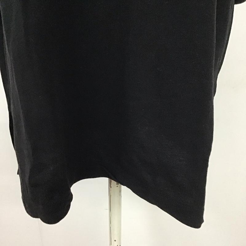 ミラオーウェン Mila Owen Tシャツ 半袖 09WCT202227 袖折り返しビックTシャツ オーバーサイズ 46 無地 黒 / ブラック / レディース USED 古着 中古 10112193