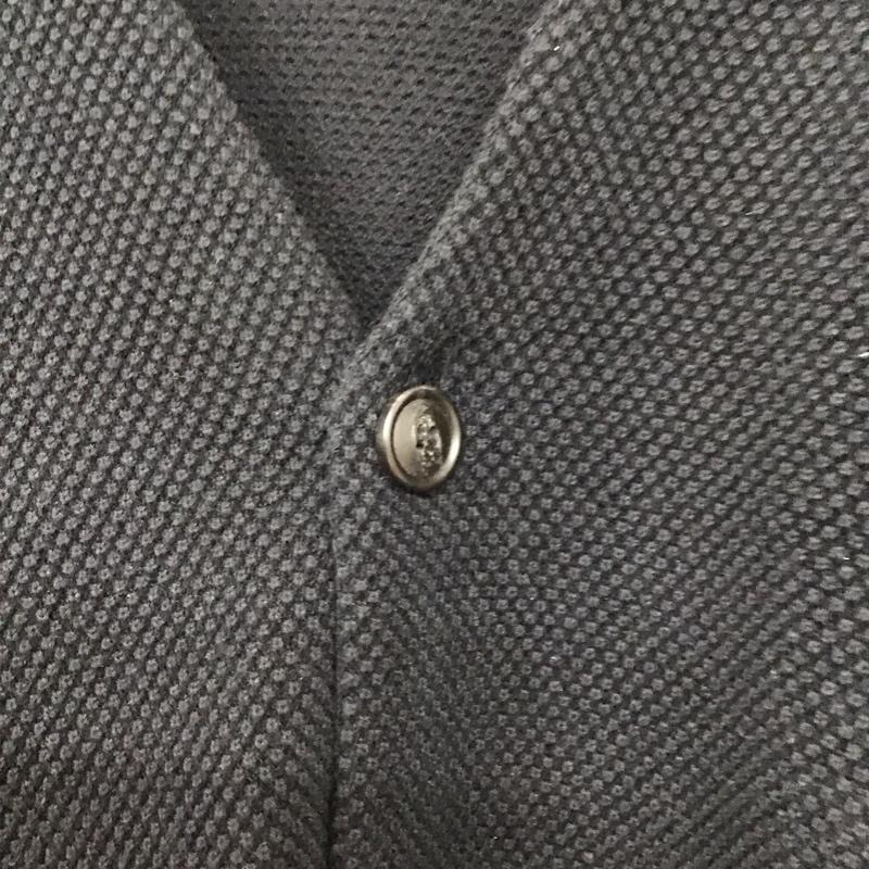 クレプスキュール crepuscule カーディガン 長袖 1903-002 moss stitch V/N cardigan 鹿の子カーディガン 無地 黒 / ブラック / メンズ USED 古着 中古 10136882