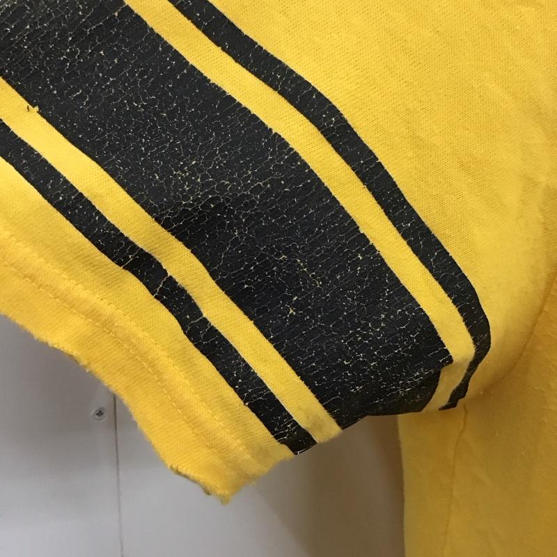 ロンハーマンヴィンテージ R.H. Vintage Tシャツ 半袖 半袖カットソー プリントTシャツ クルーネックカットソー S ロゴ、文字 黄 / イエロー /  メンズ USED 古着 中古 10113139
