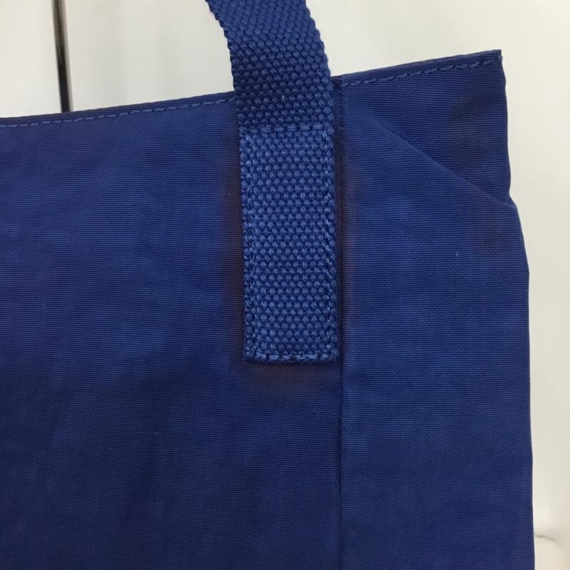 キプリング kipling トートバッグ トートバッグ K1661810J Pravia ゴリラ ロゴ、文字 青 / ブルー / レディース USED 古着 中古 10131861