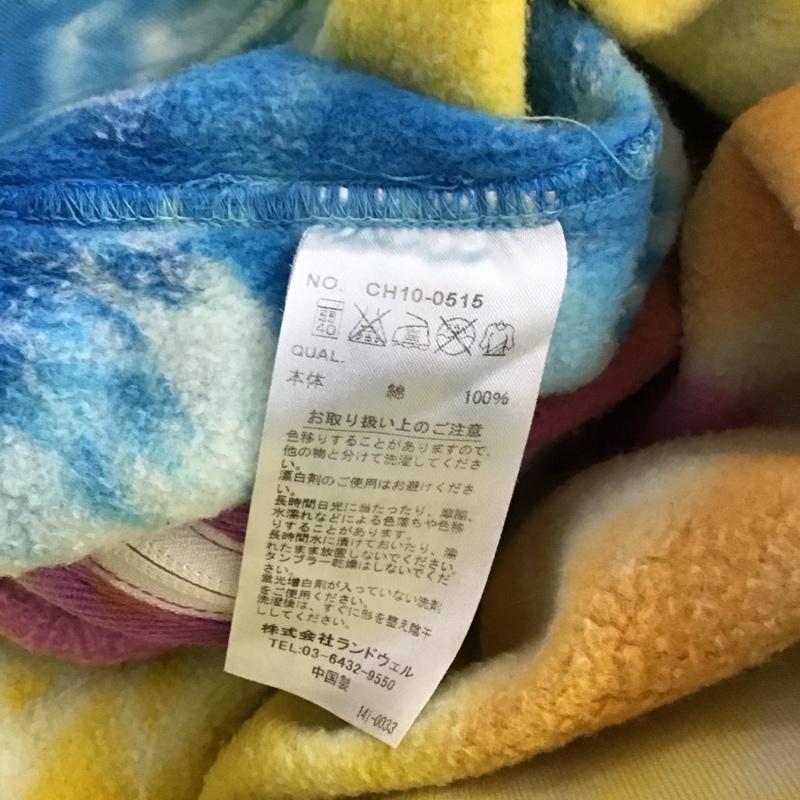 チャムス CHUMS パーカー 長袖 ジップパーカー タイダイ柄 L 総柄 マルチカラー / マルチカラー / レディース USED 古着 中古 10131113