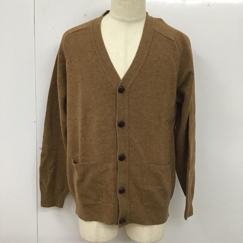 エルエルビーン L.L.Bean カーディガン 長袖 長袖 M 無地 茶 / ブラウン / メンズ USED 古着 中古 10112837