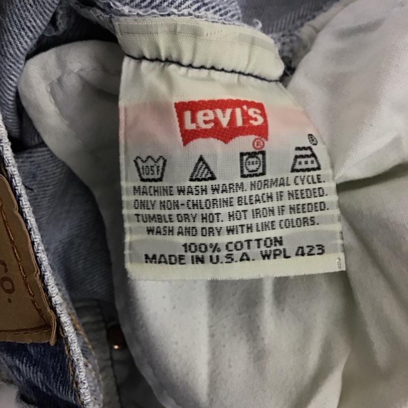 リーバイストラウスアンドコー Levi Strauss & co. パンツ デニム、ジーンズ デニムパンツ ワイドパンツ カジュアルパンツ 33インチ 無地 インディゴ / インディゴ / メンズ USED 古着 中古 10128737
