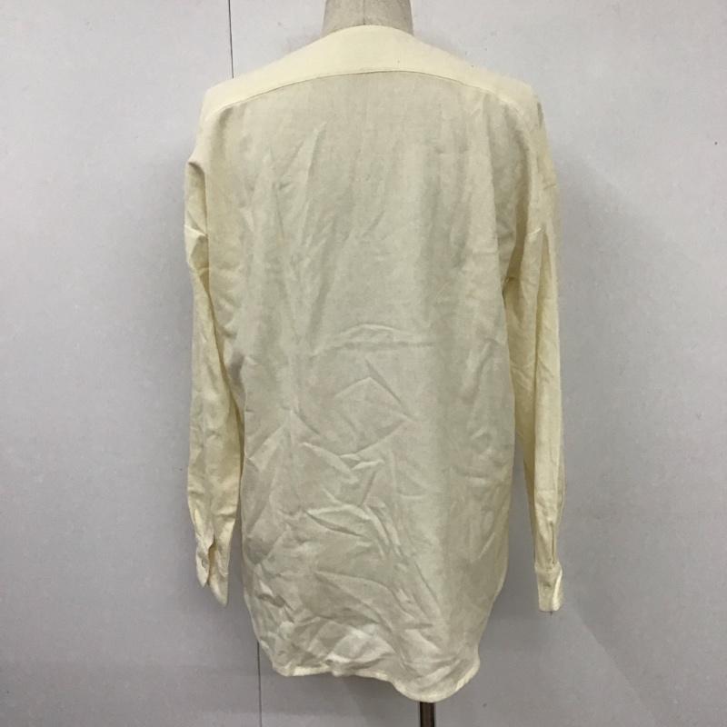 キート kiit カットソー 長袖 長袖カットソー Vネックシャツカットソー カジュアルシャツカットソー 3 無地 ベージュ / ベージュ / メンズ USED 古着 中古 10107766