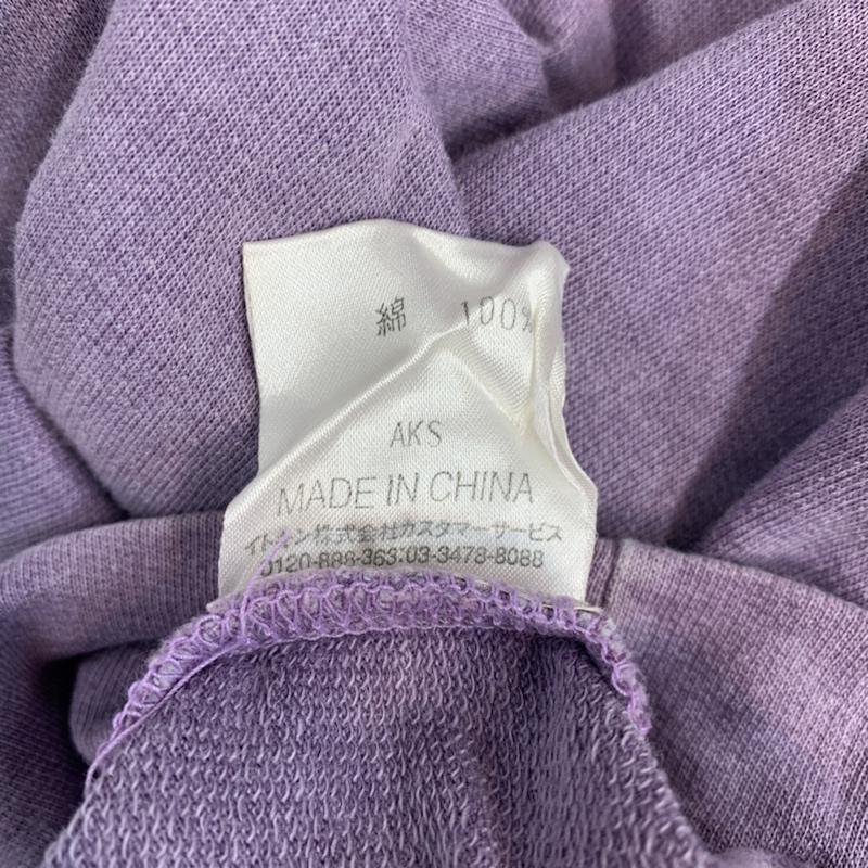 ミッシェル・クラン MICHEL KLEIN カットソー 長袖 42 無地 紫 / パープル /  レディース USED 古着 中古 10042418
