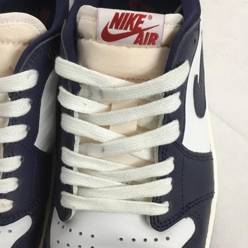 ナイキ NIKE スニーカー スニーカー HQ2993-100 AIR JORDAN 1 RETRO LOW OG 28.5cm 28.5cm ロゴ、文字 白 / ホワイト / X 赤 / レッド / X 紺 / ネイビー / メンズ USED 古着 中古 10130774