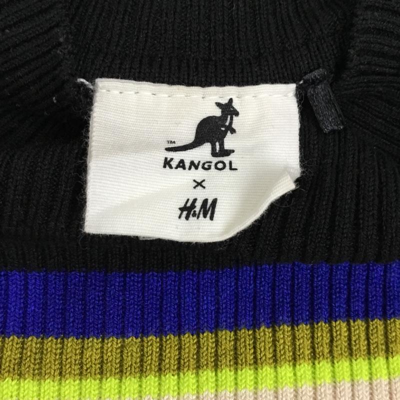 カンゴール KANGOL ニット、セーター 長袖 H&M L ボーダー柄 マルチカラー / マルチカラー /  レディース USED 古着 中古 10110744