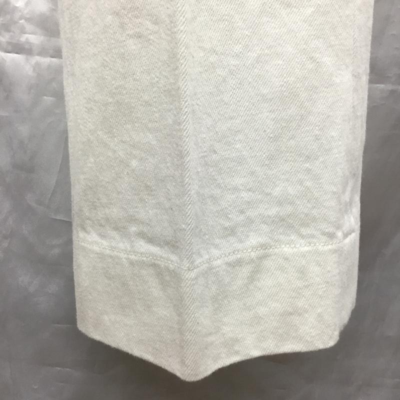 ポートバイアーク PORT BY ARK パンツ デニム、ジーンズ DenimBaggyTrousers デニムパンツ ワイドパンツ バギーパンツ 1 無地 白 / ホワイト /  メンズ USED 古着 中古 10121797