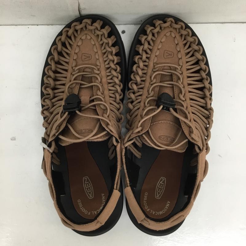 キーン KEEN サンダル サンダル KEEN UNEEK 1028870 25.0cm ロゴ、文字 茶 / ブラウン / レディース USED 古着 中古 10135127