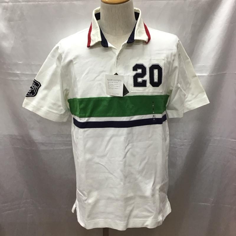 エディーバウアー Eddie Bauer ポロシャツ 半袖 半袖ポロシャツ カラーシャツ 半袖カットソー S ロゴ、文字 白 / ホワイト / X 緑 / グリーン / X 紺 / ネイビー / X 赤 / レッド /  メンズ USED 古着 中古 10111679