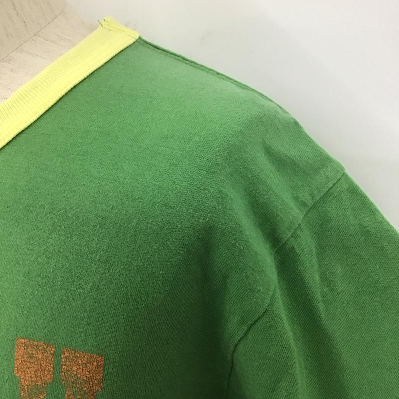 サンサーフスペシャルエディション SUNSURFSPECIALEDITION Tシャツ 半袖 半袖カットソー プリントTシャツ クルーネックカットソー M プリント 緑 / グリーン / メンズ USED 古着 中古 10107268