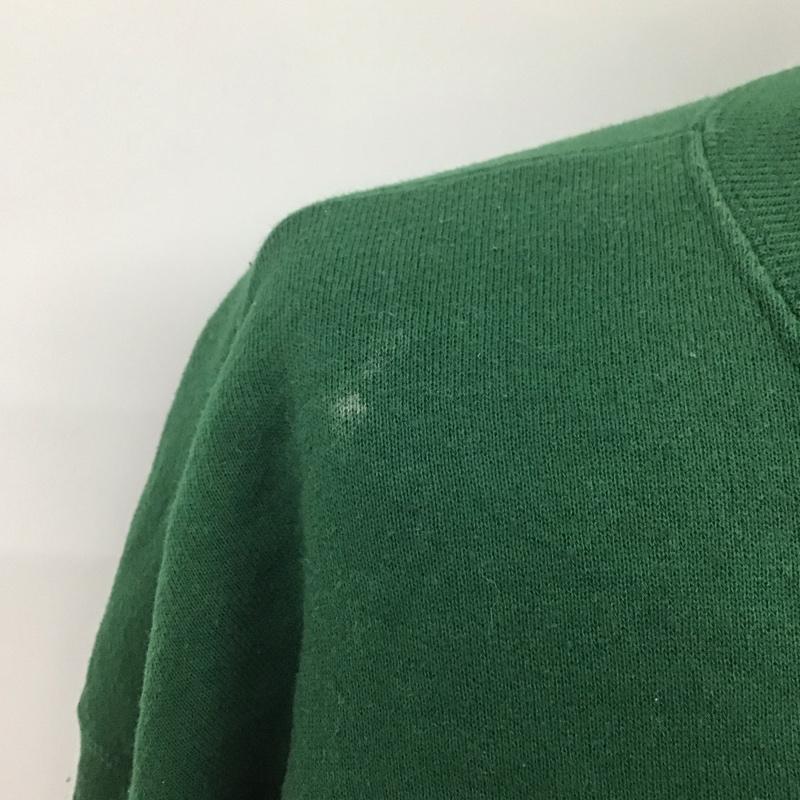 古着 USED トレーナー 長袖 長袖トレーナー スウェット クルーネック リブスウェットカットソー 古着 プリント 緑 / グリーン / メンズ USED 古着 中古 10108630