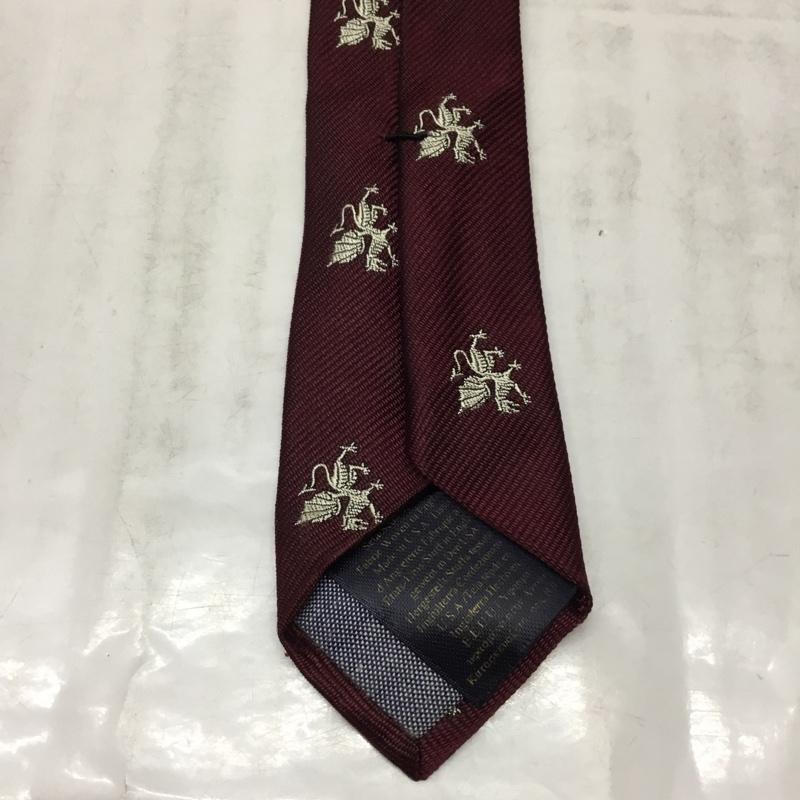 ブルックスブラザーズ BROOKS BROTHERS ネクタイ ネクタイ シルク 総柄 ボルドー / ボルドー / メンズ USED 古着 中古 10113599